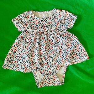 Vineyard Vines Baby Girls Star Print Red, White & Blue Body Suit Dress-18-24M